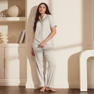 NWT Boll & Branch Soft Knit Short Sleeve & Pants Pajama Set